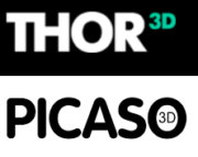 Thor3D und Picaso 3D Logos