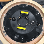 Lukendeckel für das Orion-Raumschiff von Lockheed Martin, gedruckt in Antero840CN03.