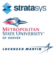 Stratasys, Lockheed Martin und MSU Logos