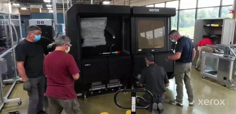 Xerox elemX 3D-Drucker im ORNL