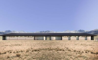 3D-gedruckte Kaserne (Ilustration)