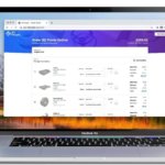 Angebots-App auf Laptop-Bildschirm