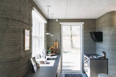 Küche des 3D-gedruckten Tiny Houses