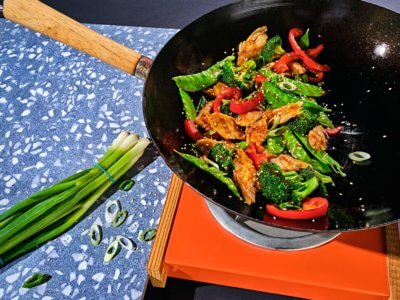angebratenes kultiviertes Fleisch