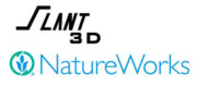Slant 3D und NatureWorks Logos