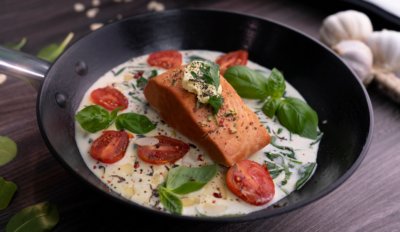 Veganes Lachsfilet von Revo Foods Lachsfilet