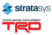 Stratasys und Toyota Racing Development Logos