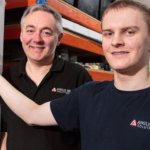 Ritchie Webster (rechts) und Andy Simpson (links)