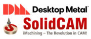 Desktop Metal und SolidCAM Logos
