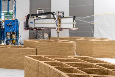 3D-Drucker und Druckobjekte von WASP für Triennale