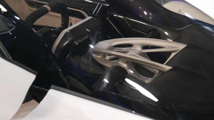 3D-gedruckte Komponente in Hypercar 21C
