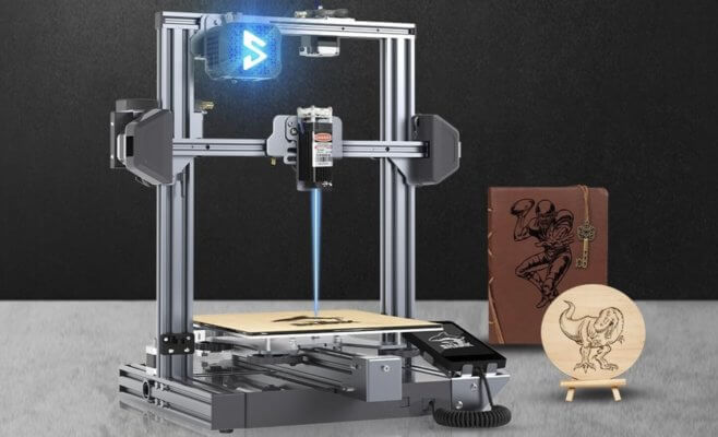 Shark v3 bei der Gravur