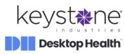 Desktop Health und Keystone Industries Logos
