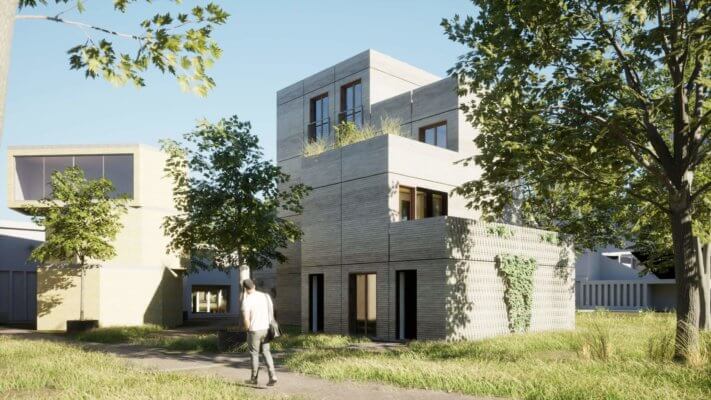 Rendering des geplanten Hauses