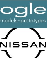 Ogle Models and Prototypes und Nissan Logos