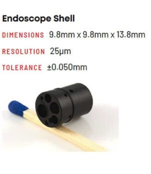 3D-gedrucktes Teil eines Endoskops