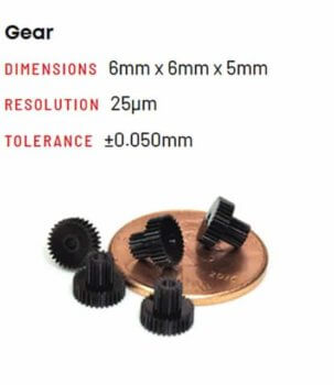 3D-gedrucktes Zahnrad