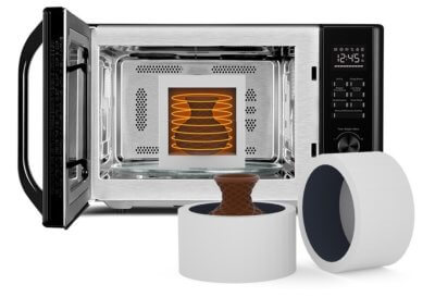 Brennofen in Mikrowelle