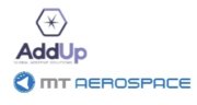 AddUp und MT Aerospace Logos