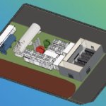 Bild einer 3D-gedruckten Rechenzentrumseinheit