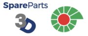 Logos PDO (Petroleum Development Oman) und Spare Parts 3D