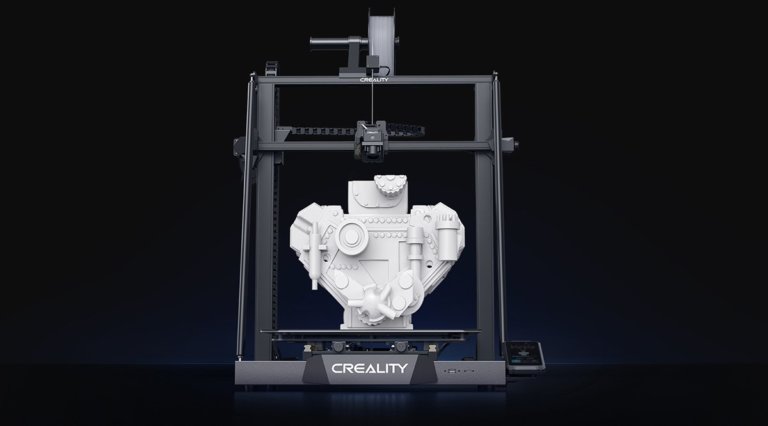 CR-M4 mit 3D-Druck-Objekt