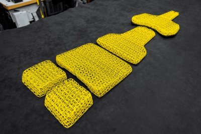 3D-gedruckte Sitzpolsterung