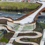 Architektonisch komplexe Brücke in Glasgow erhält 3D-gedruckte Betontreppe