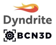 Dyndrite und BCN3D Logos