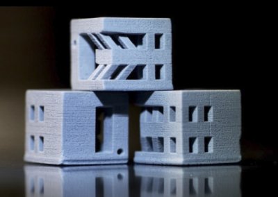 3D-gedruckte Strukturen aus Mondstaub 3D-gedruckte Strukturen aus Mondstaub