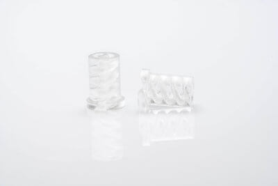 LithaGlass powered by Glassomer 3D-gedruckte Teile aus LithaGlass