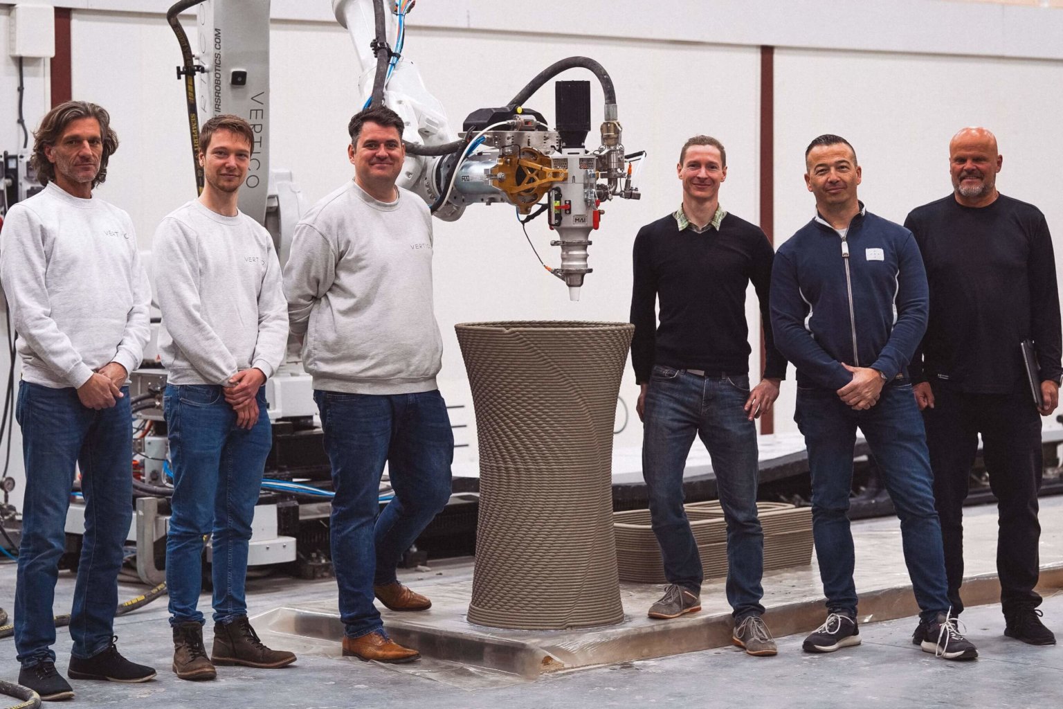 Vertico und Mai International entwickeln Druckkopf für Beton-3D-Druck