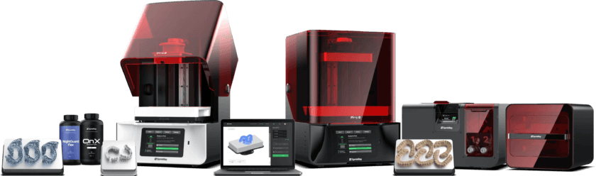 SprintRay Geräte, 3D-Drucker, Beispielaligner, Nachbearbeitungsmaschinen
