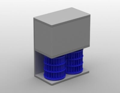 Grafik aus der Studie zum entwickelten mikro-hydroelektrischen Stromerzeugungsgerät Grafik aus der Studie zum entwickelten mikro-hydroelektrischen Stromerzeugungsgerät