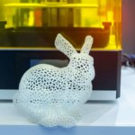 Osterhase und 3D-Drucker