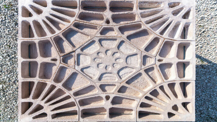 3D-gedrucktes Architekturelement