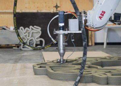 3D-Druck des Riffs Teilfortschritt