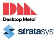 3D-Druck von Stratasys und Desktop Metal bald vereint? Stratasys und Desktop Metal Logos