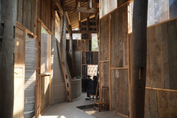 Innenansicht des Prototypenhauses