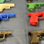 Waffen aus der Durchsuchung