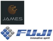 Logos J.A.M.E.S GmbH und Fuji Corporation
