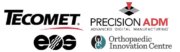 EOS, Precision ADM, Orthopaedic Innovation Center (OIC) und Tecomet Logos