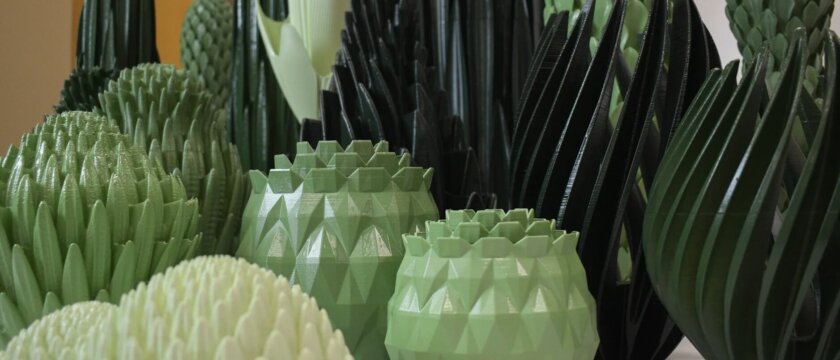 Mehrere 3D-gedruckte Pure Plants