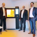 Martin Mann, Head of Sales at Lithoz GmbH, Dr. Axel Pelka, WZR ceramic solutions GmbH, and Dr. Dieter Nikolay, Managing Partner at WZR ceramic solutions GmbH