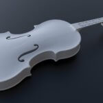 3D-gedruckte Geige