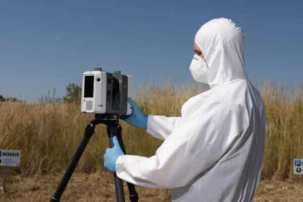 Artec 3D 3D-Scanner Ray II im Außeneinsatz