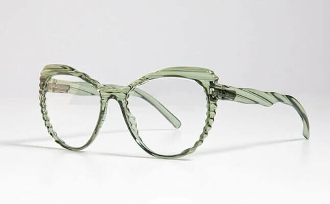 3D-gedruckte Brille transluzentes Material von Materialise