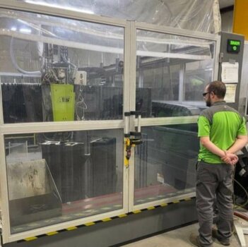 3D-Druckprozess mit dem AES LFAM 3D-Drucker