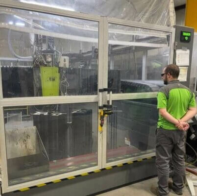 3D-Druckprozess mit dem AES LFAM 3D-Drucker