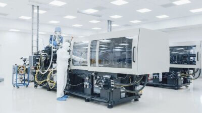 Maschine zur Dichteermittlung additiv gefertigter Teile von Dimensionics Dichteermittlungsmaschine für 3D-Druckteile von Dimensionics